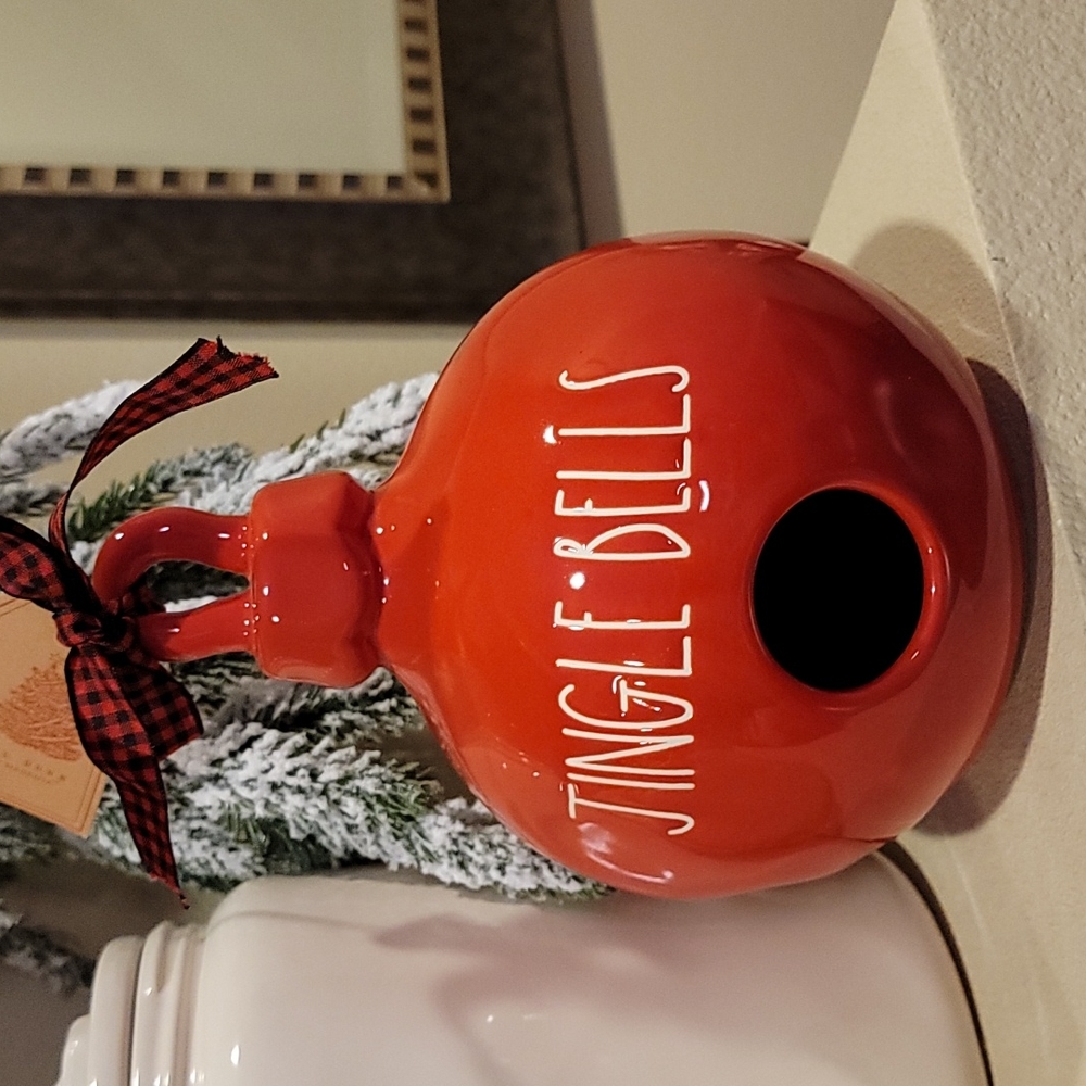 Rae dunn Christmas ball birdhouse